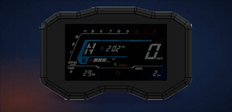 YANA digital instrument cluster
